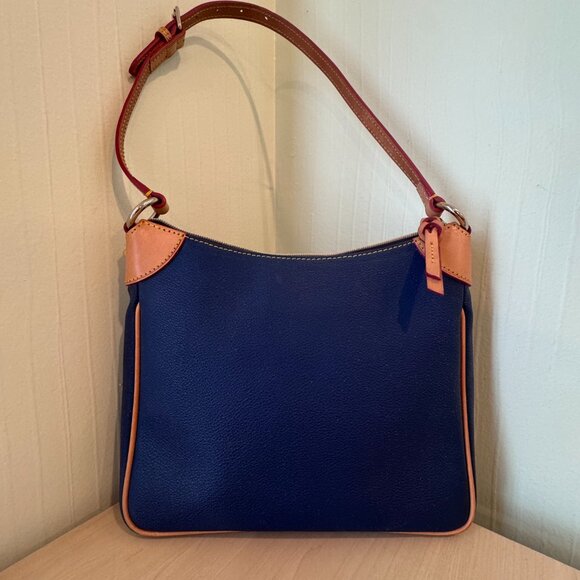 Dooney & Bourke Kimberly Pebble Grain Shoulder Bag – Navy Blue - Picture 3 of 12